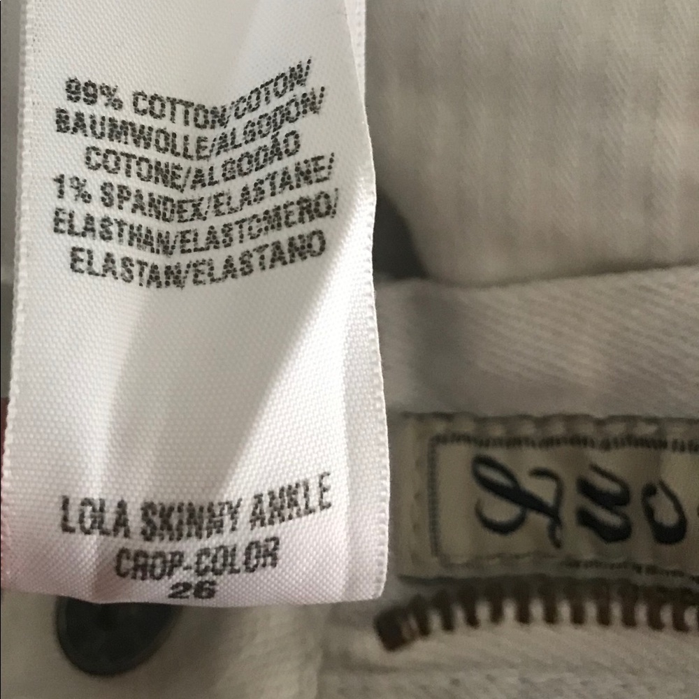 Lucky Brand Lola Skinny Ankle Jeans Size 26 - Picture 7 of 7